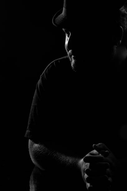 istock black and white portrait male 1310880445