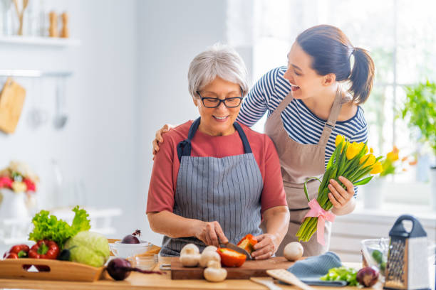 istock Happy family in the kitchen. 1310881594