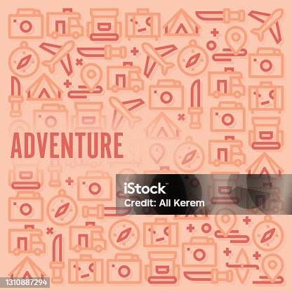 istock Adventure Pattern 1310887294