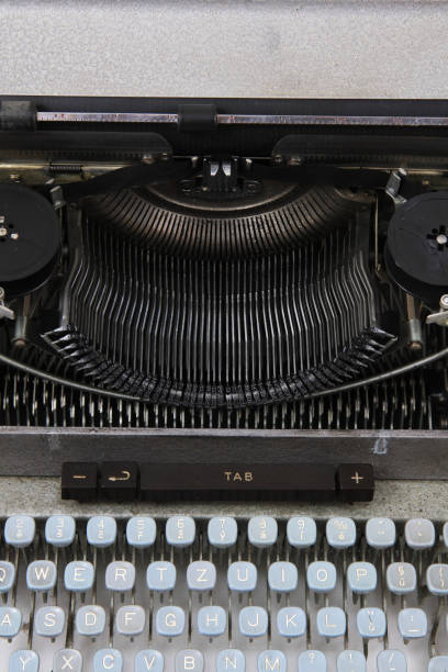 istock detail of typing machine 1310888357
