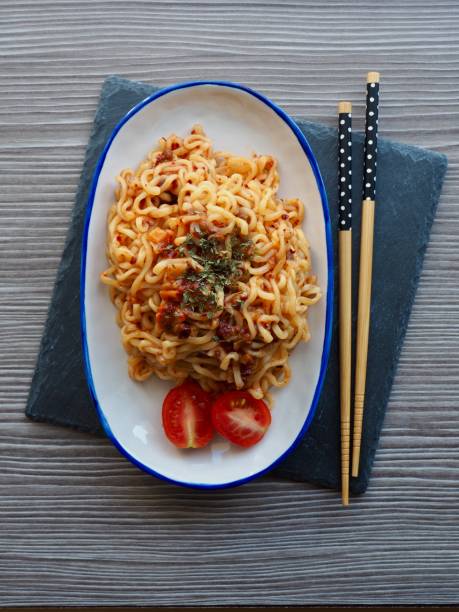 Asian food Bibim Ramen