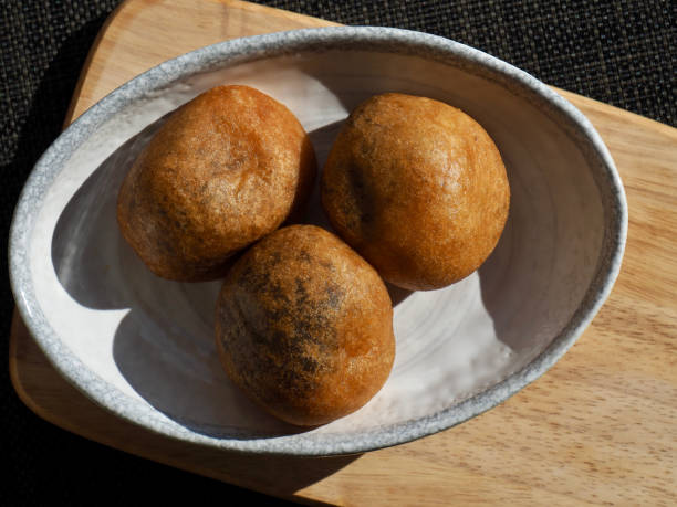 istock Asian food glutinous rice donuts, cooking 1310890868