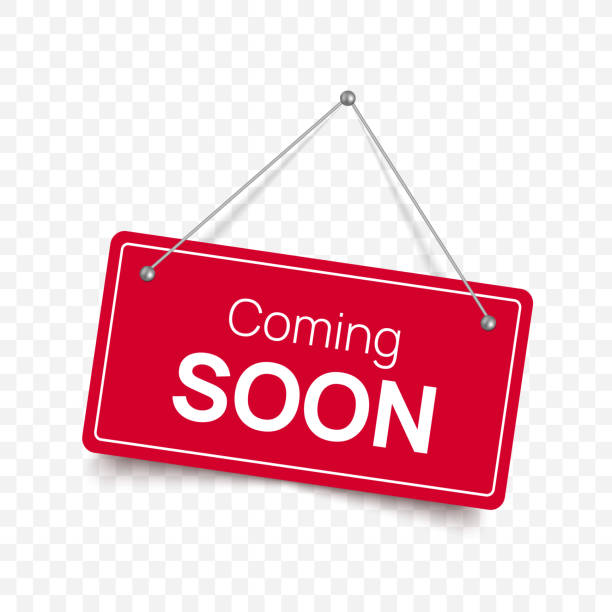 Coming soon signboard Coming soon signboard isolated. Vector sign illustration coming soon vector stock illustrations