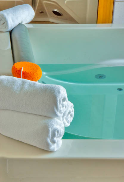 istock Hot tub in the room 1310896211