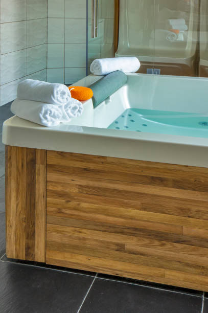istock Hot tub in the room 1310896239