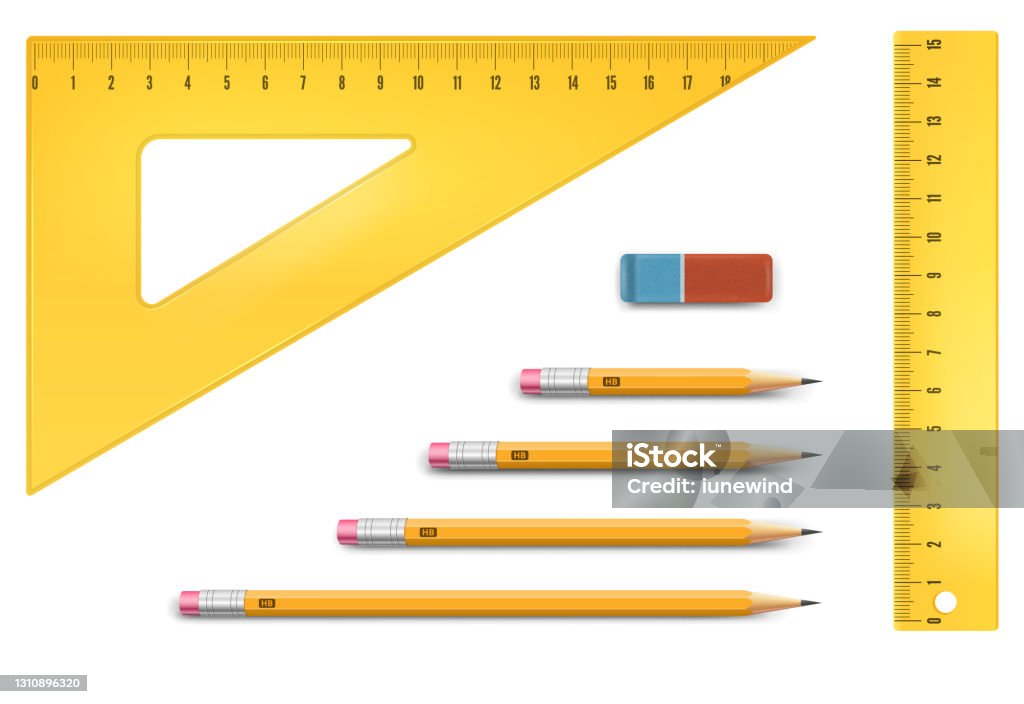Class Instrument Ruler Shapes Ruler Instruments Stock Illustration - Download Image Now - Ruler ...