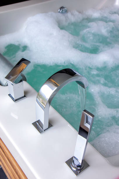 istock View of the hot tub in the room 1310896607