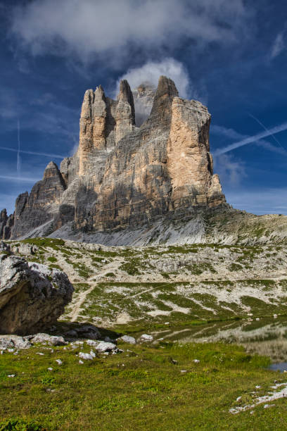 istock Three Lavaredo's peaks in the Dolomites mountains 1310896636