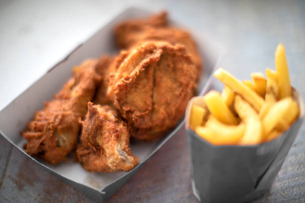 Fried chicken basket.