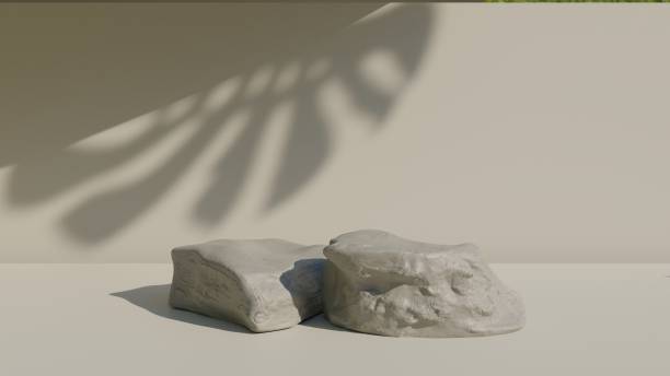 istock d podium display with stone on biege background 1310899012