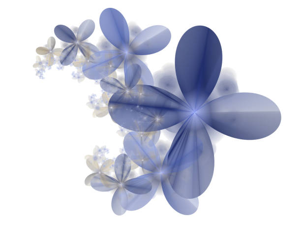 istock Computer-generated 3D fractal. Flower spiral in bright color. 1310902650