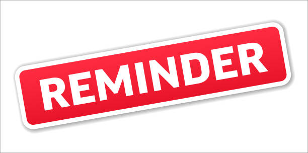 Reminder - Stamp, Banner, Label, Button Template. Vector Stock Illustration Reminder - Stamp, Banner, Label, Button Template. Vector Stock Illustration reminder-stamp stock illustrations