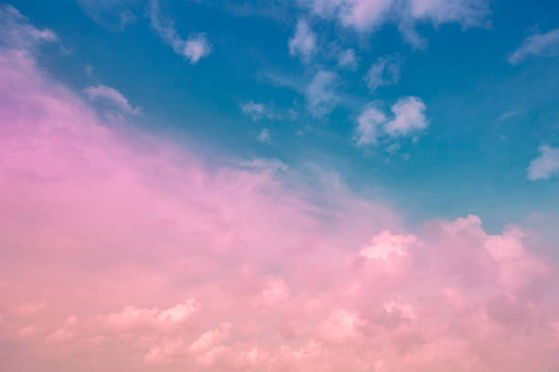 istock Colorful cloudy sky at sunset. Gradient color. Sky texture. Abstract nature background 1310905534