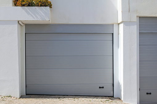 automatic garage gate with shutter