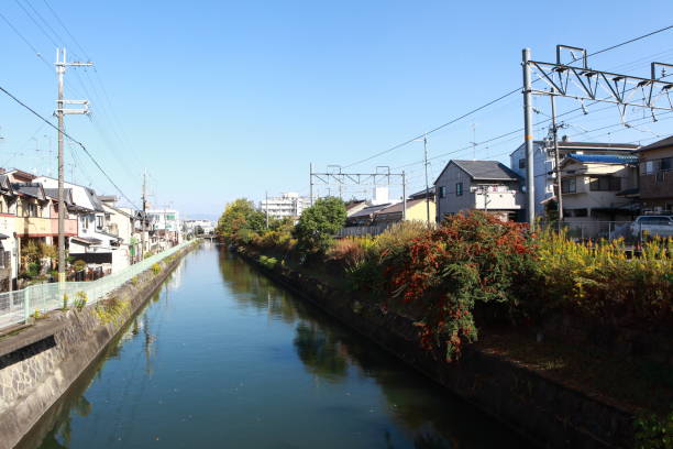 istock Kyoto river landscape viewed, Japan 1310909546