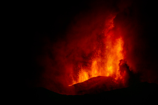 Eruption Mount Etna