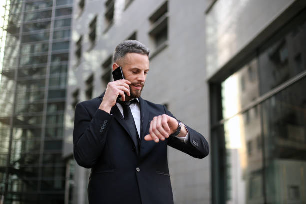 istock Businessman talking on phone 1310912275