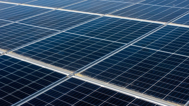 istock Close up image of a solar panels 1310918603