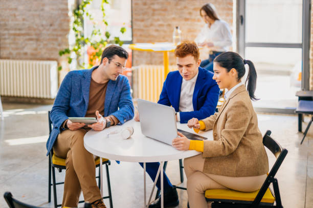 istock Business team working in a start-up office 1310919126