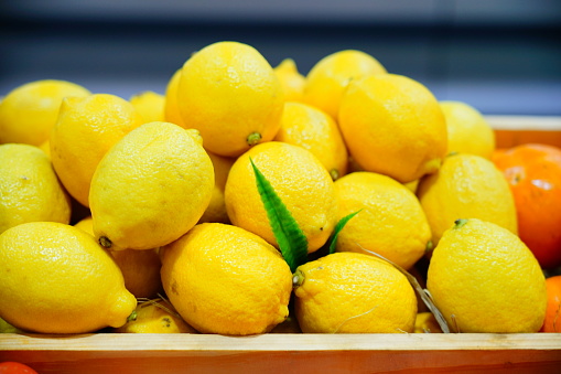 Lemons in farmer’s market