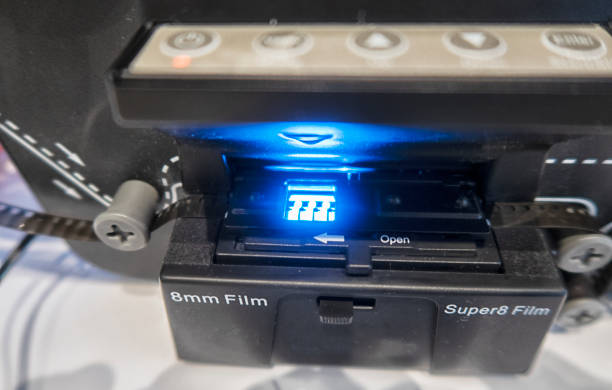 istock A vintage 8mm movie projector. close up 1310921683