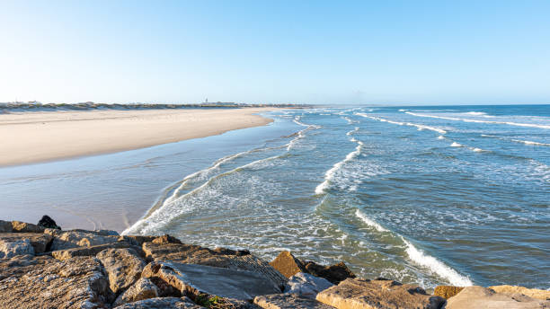 istock The deserted beach, sky, sea and sand 1310925632