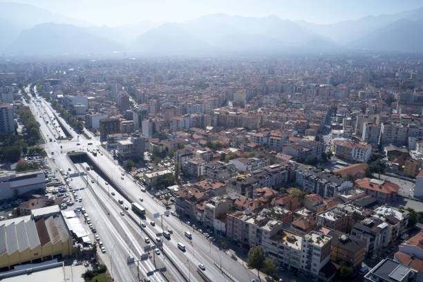 istock Aerial panoramic view of Denizli town, Turkey. 1310928707