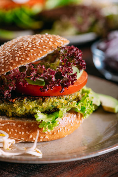 istock Close-Up Vegan Burger 1310931905
