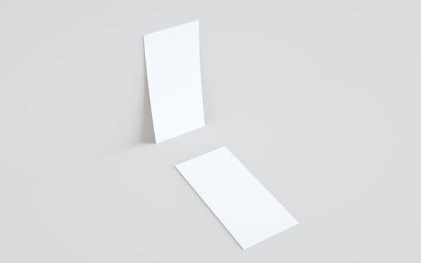 istock DL Flyer / Invitation Mock-Up - Two Flyers Against Wall Background 1310934266