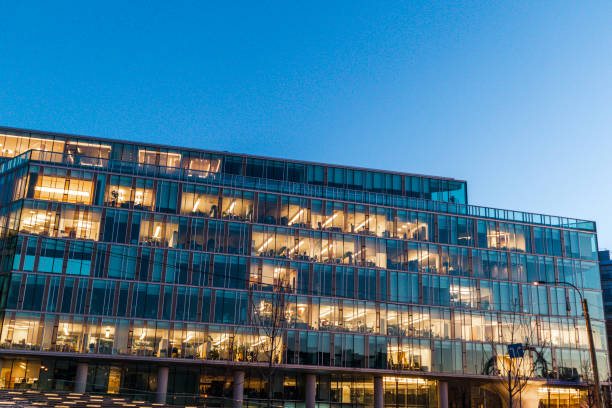 istock office building work early in the morning remote work 1310936082