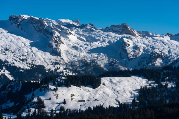 istock Swiss Alpine Peaks with Snow 1310939539