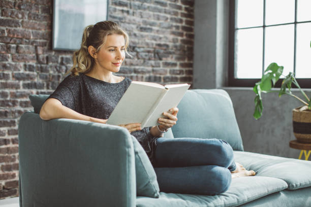 istock Woman relaxing at home 1310952339