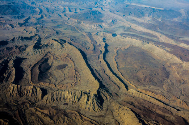 istock aerial view of desert mountains 1310954789