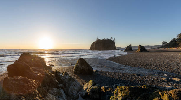istock Sunset along the rugged coast of Washington on Ruby Beach 1310955215