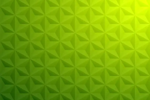 Vector illustration of Abstract green background - Geometric texture