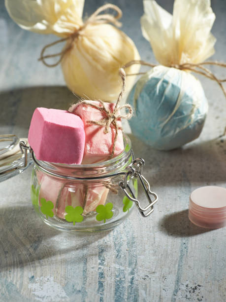 istock A closeup of pieces of solid foam in a glass aromatherapy 1310959735
