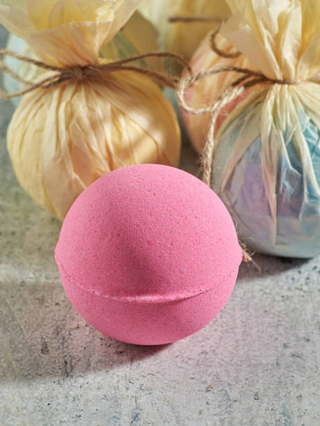 istock Closeup of a pink ball for aromatherapy 1310959767
