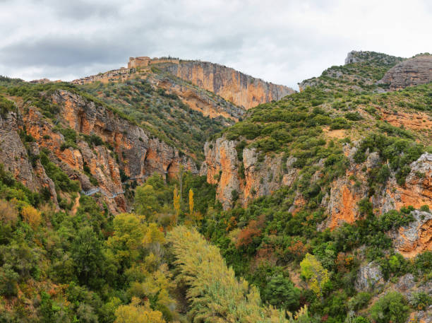 Vero river canyon from the lookout point, Alquezar, Huesca, Spain