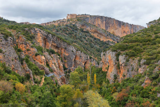Vero river canyon from the lookout point, Alquezar, Huesca, Spain
