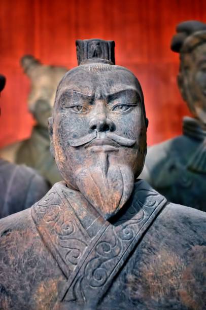 guerrero real terracota - ii - terracotta power famous place chinese culture fotografías e imágenes de stock