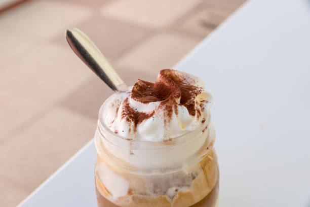 istock Coffee with ice cream and cream 1310966814