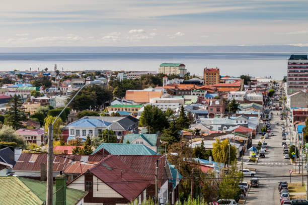 istock Aerial view of Punta Arenas, Chile 1310969457