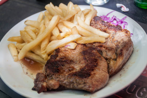 istock Argentinian steak in a restaurant in Mendoza, Argentina 1310969835