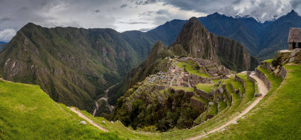istock Panorama of Machu Picchu ruins, Peru 1310971940