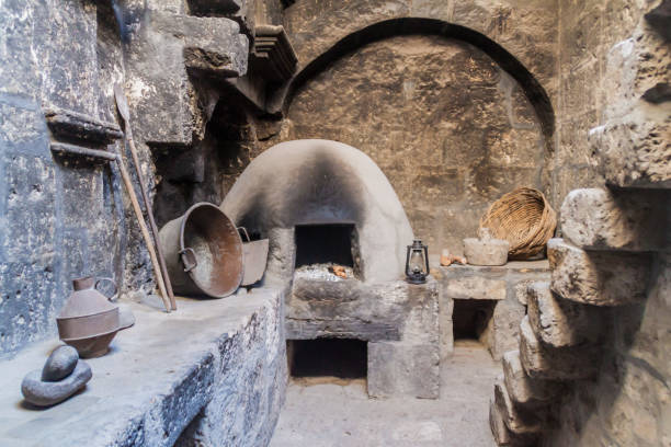 istock AREQUIPA, PERU - MAY 30, 2015: Kitchen in Santa Catalina monastery in Arequipa, Peru 1310972134