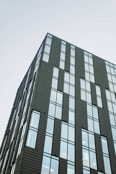 istock Beautiful modern building against the sky 1310972900