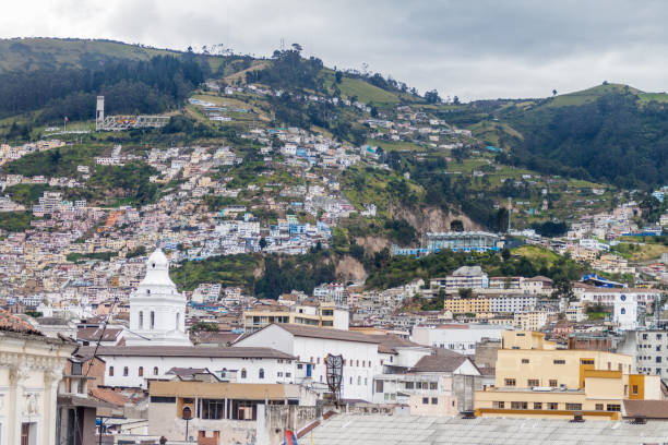 istock Houses on hills in Quito, Ecuador 1310973427