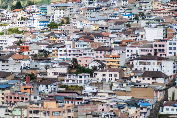 istock Aerial view of Quito, Ecuador 1310973502
