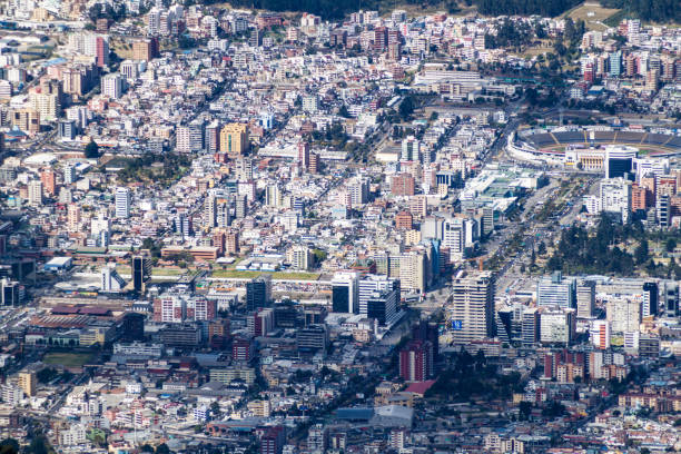istock Aerial view of Quito, Ecuador 1310973524