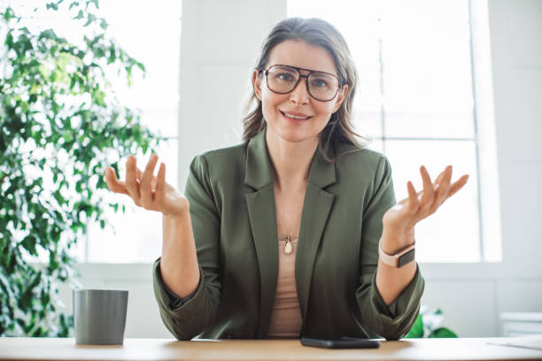 istock Women working at home office 1310978733